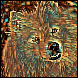Picture of American Eskimo-Cool Cubist Mug
