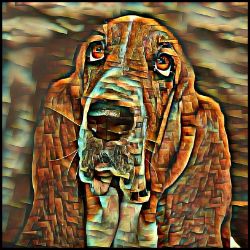 Picture of Bassett Hound-Cool Cubist Mug