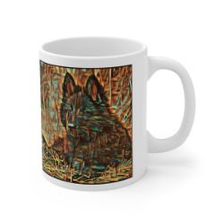 Picture of Belgian Sheepdog Belgian Shepherd-Cool Cubist Mug