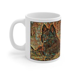 Picture of Belgian Sheepdog Belgian Shepherd-Cool Cubist Mug