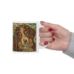 Picture of Bernese Mountain Dog-Cool Cubist Mug