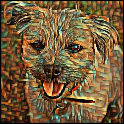 Picture of Border Terrier-Cool Cubist Mug