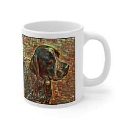Picture of Braque francais Pyrenean-Cool Cubist Mug