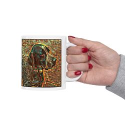 Picture of Braque francais Pyrenean-Cool Cubist Mug