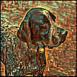 Picture of Braque francais Pyrenean-Cool Cubist Mug