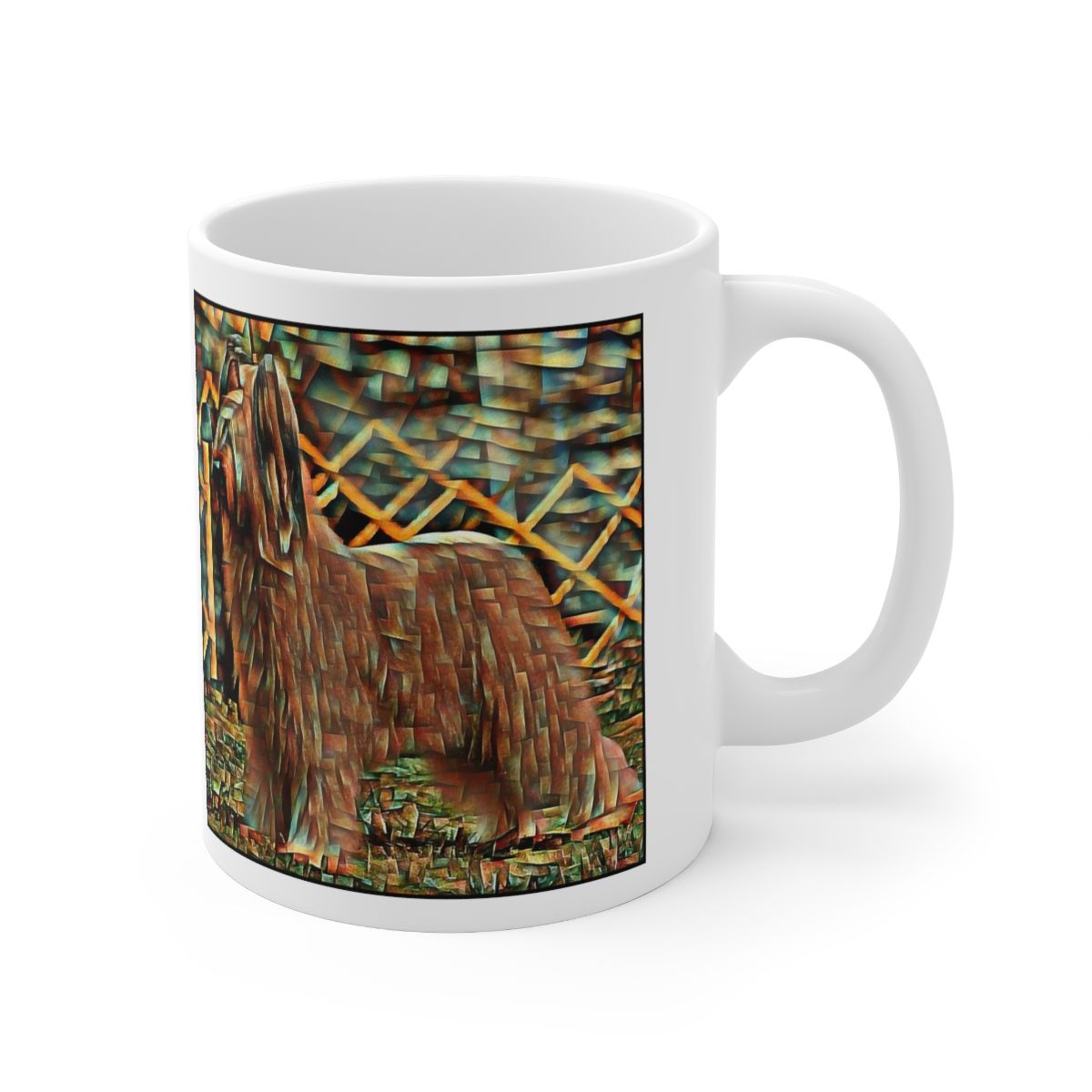 Picture of Briard-Cool Cubist Mug