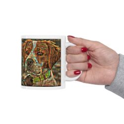 Picture of Brittany Spaniel-Cool Cubist Mug
