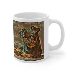 Picture of Brussels Griffon-Cool Cubist Mug