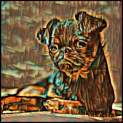Picture of Brussels Griffon-Cool Cubist Mug