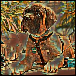 Picture of Bull Mastiff-Cool Cubist Mug