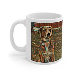 Picture of Catahoula Leopard Dog-Cool Cubist Mug