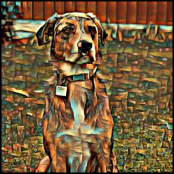 Picture of Catahoula Leopard Dog-Cool Cubist Mug