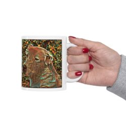 Picture of Central Asian Shepherd Dog-Cool Cubist Mug