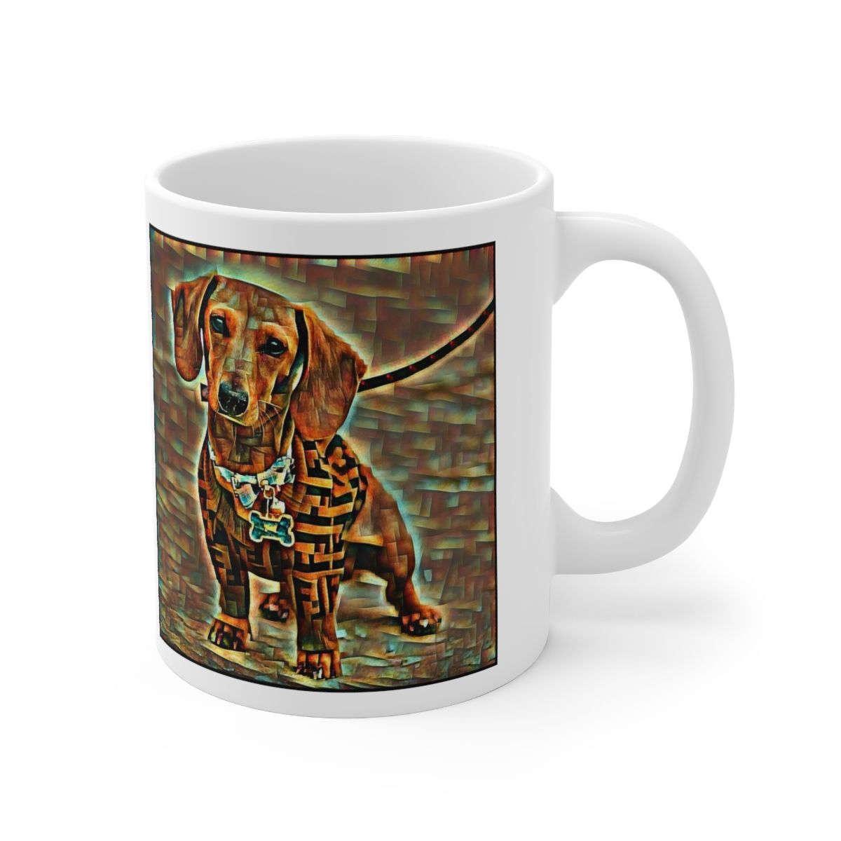 Picture of Dachshund-Cool Cubist Mug