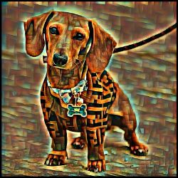 Picture of Dachshund-Cool Cubist Mug