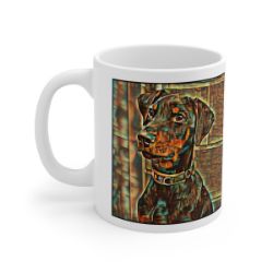Picture of Doberman-Cool Cubist Mug