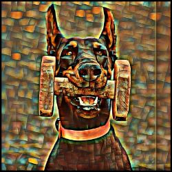 Picture of Doberman-Cool Cubist Mug