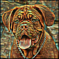 Picture of Dogue de Bordeux-Cool Cubist Mug