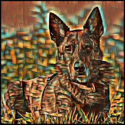 Picture of Dutch Shepherd-Cool Cubist Mug