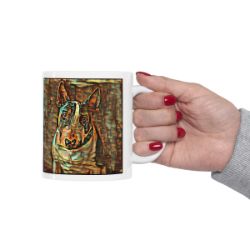 Picture of English Bull Terrier-Cool Cubist Mug