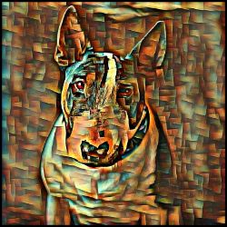 Picture of English Bull Terrier-Cool Cubist Mug
