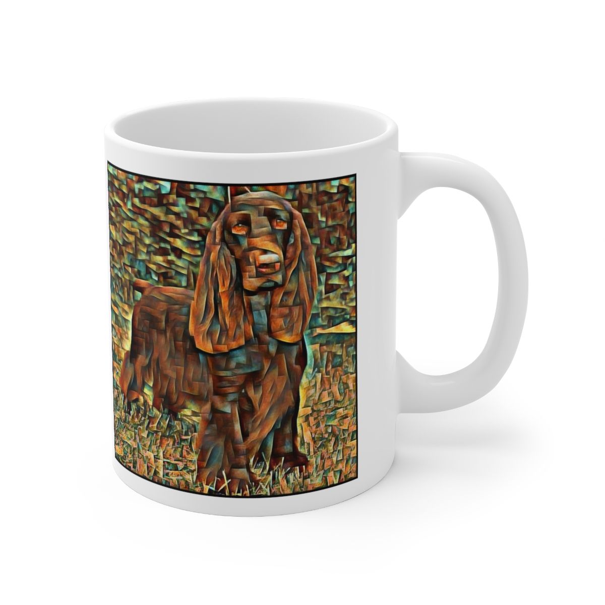 Picture of Field Spaniel-Cool Cubist Mug
