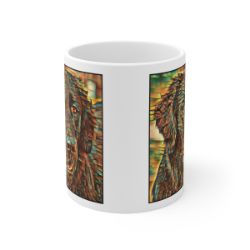 Picture of Flat Coated Retriever-Cool Cubist Mug