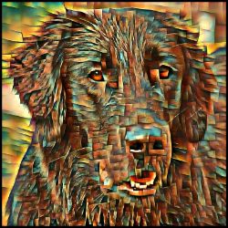 Picture of Flat Coated Retriever-Cool Cubist Mug