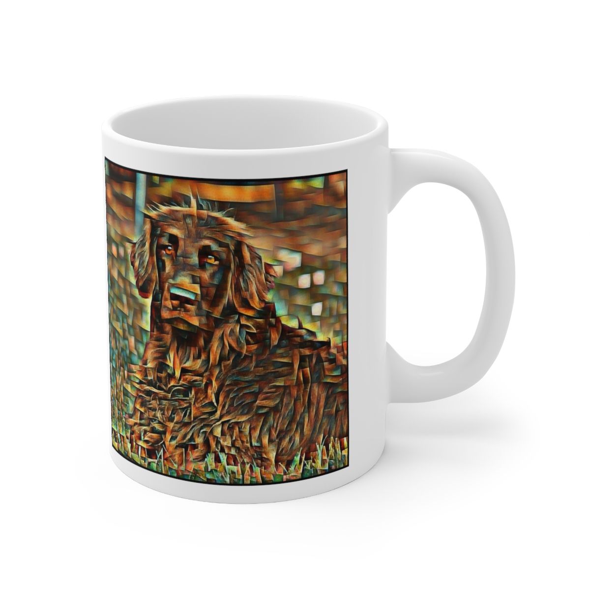 Picture of German Long Haired Pointer-Cool Cubist Mug
