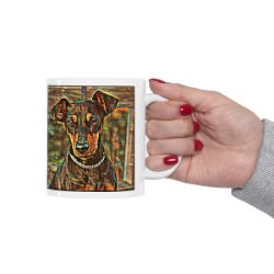 Picture of German Pinscher-Cool Cubist Mug