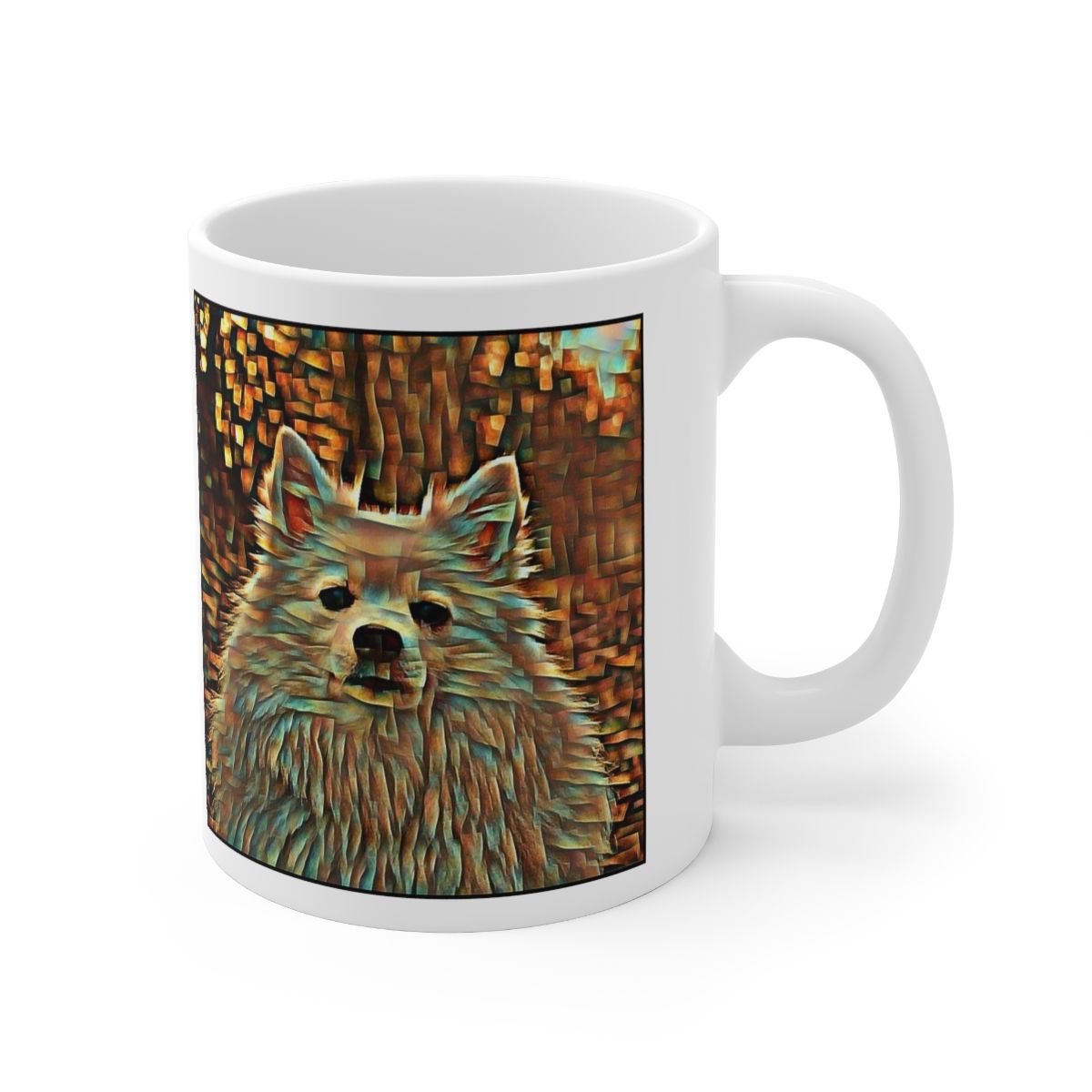 Picture of German Spitz-Cool Cubist Mug