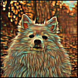 Picture of German Spitz-Cool Cubist Mug