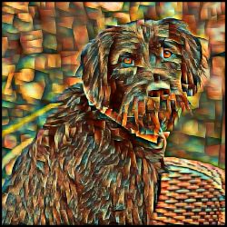 Picture of German Wirehaired Pointer-Cool Cubist Mug