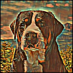 Picture of Greater Swiss Mountain Dog-Cool Cubist Mug