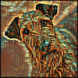 Picture of Irish Terrier-Cool Cubist Mug