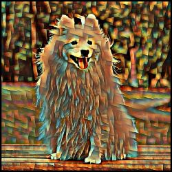 Picture of Japanese Spitz-Cool Cubist Mug