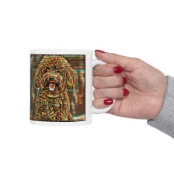 Picture of Miniature Poodle-Cool Cubist Mug