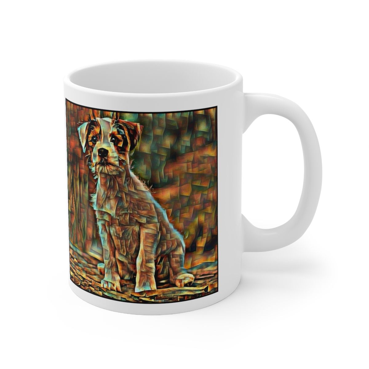 Picture of Parson Russell Terrier-Cool Cubist Mug
