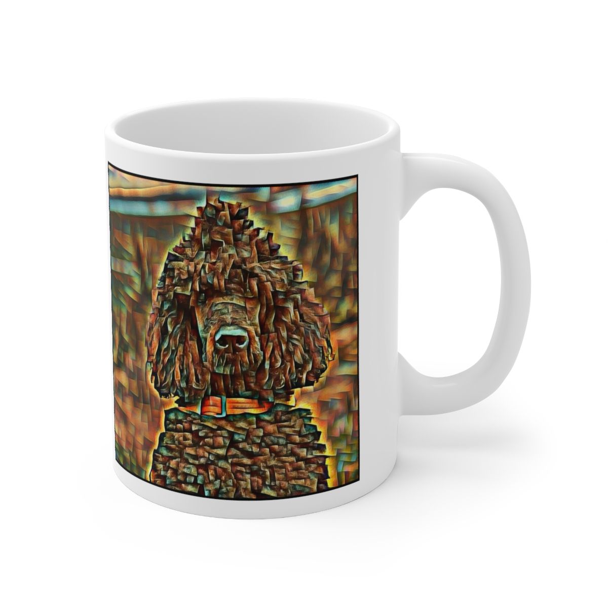 Picture of Poodle Standard-Cool Cubist Mug