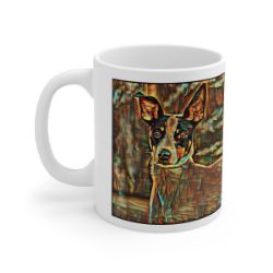 Picture of Rat Terrier-Cool Cubist Mug