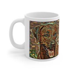 Picture of Rhodesian Ridgeback-Cool Cubist Mug