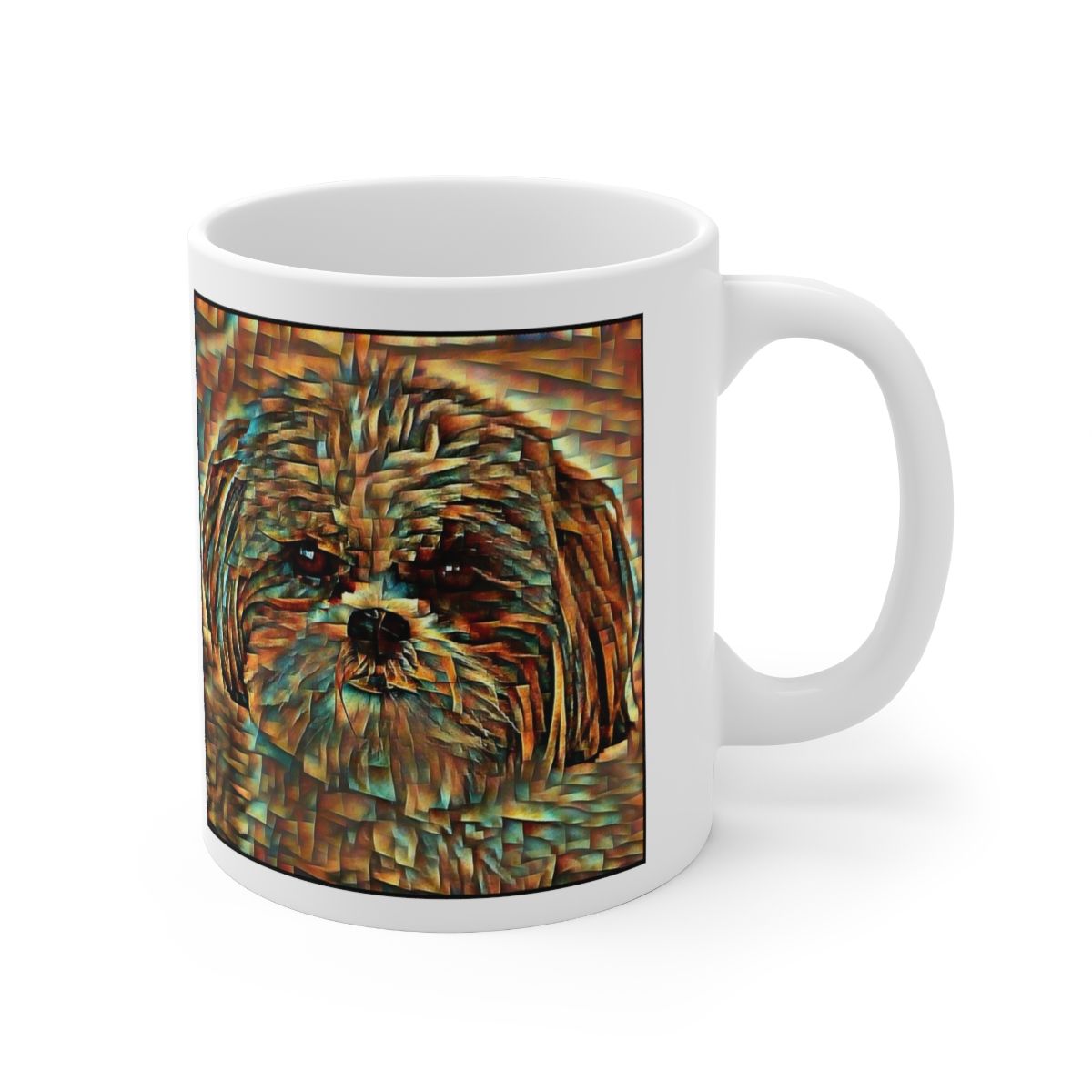 Picture of Shih Tzu-Cool Cubist Mug
