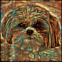 Picture of Shih Tzu-Cool Cubist Mug