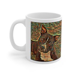 Picture of Staffordshire Bull Terrier-Cool Cubist Mug