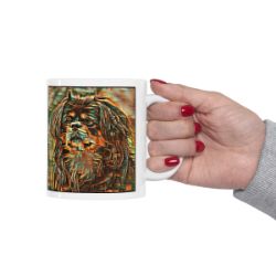 Picture of Tibetan Spaniel-Cool Cubist Mug