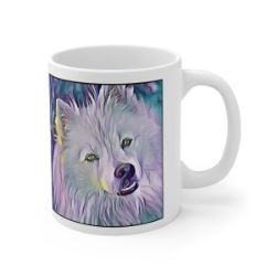Picture of American Eskimo-Lavender Ice Mug