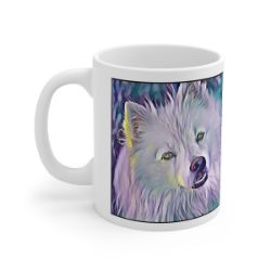 Picture of American Eskimo-Lavender Ice Mug