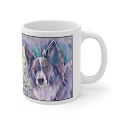 Picture of Border Collie-Lavender Ice Mug