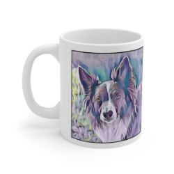 Picture of Border Collie-Lavender Ice Mug