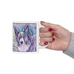 Picture of Border Collie-Lavender Ice Mug